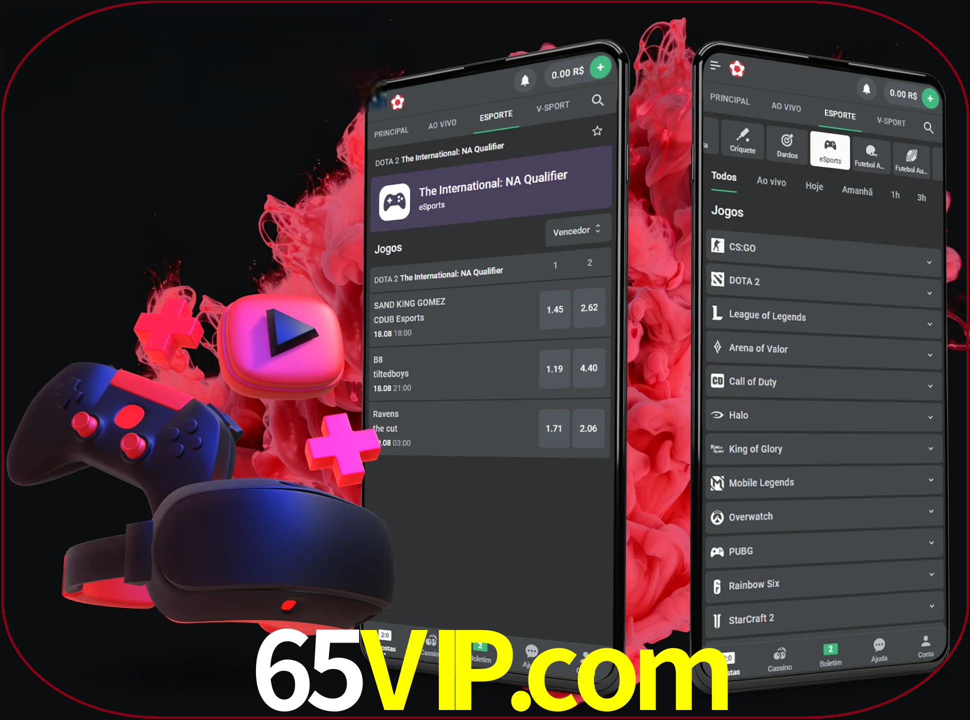 Para ter a aplicação móvel 65vip no seu smartphone, basta descarregar o ficheiro apk e seguir as instruções.
